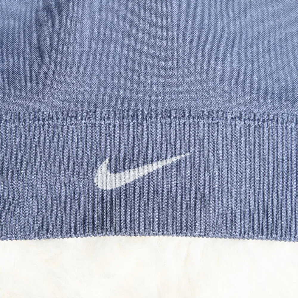 NIKE Seamless Light Support Sports Bra in Blue - Size Medium